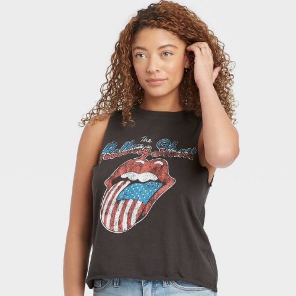 NWT Rolling Stones Sleeveless Shirt